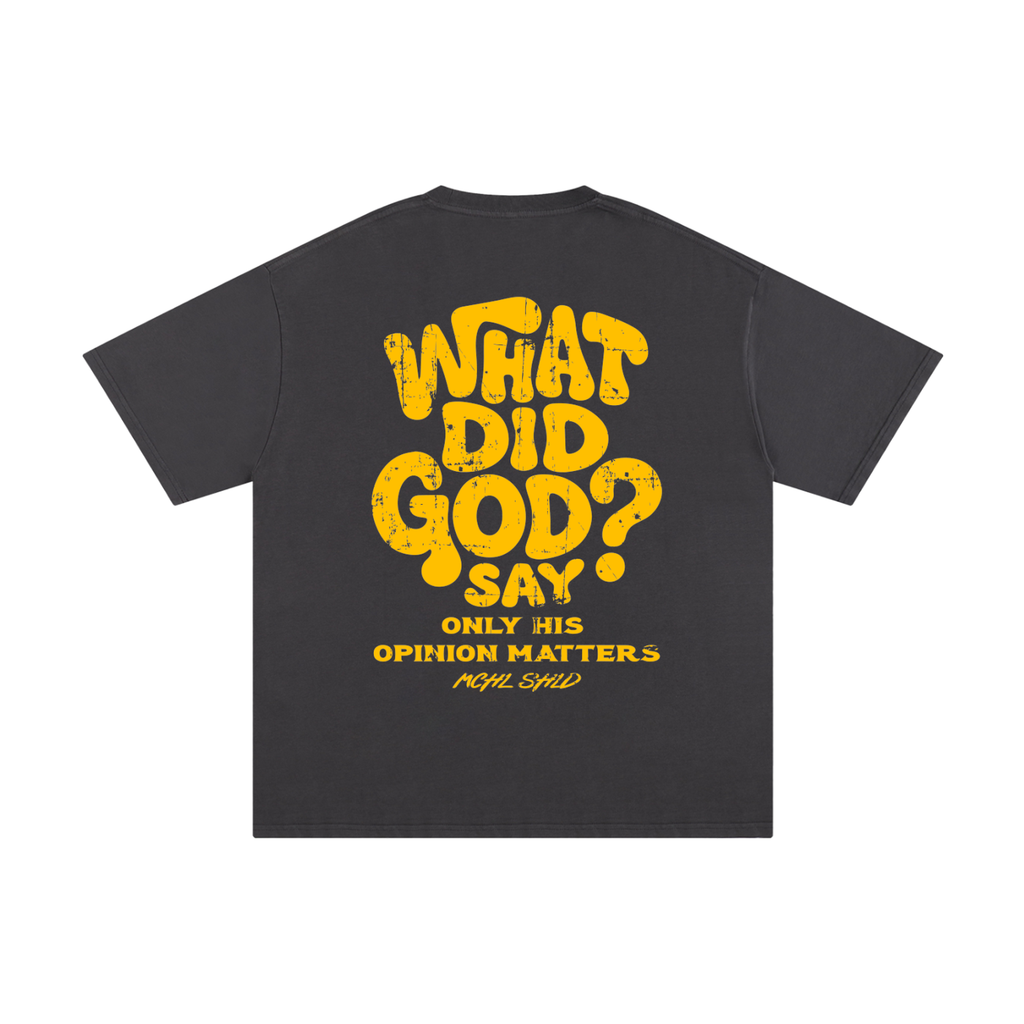 What Did God Say?